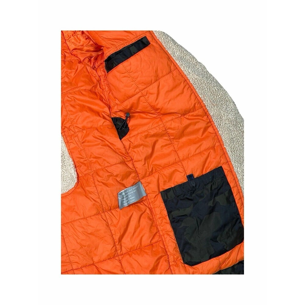 Michael Kors Mens Otto Stadium Parka Camo Hooded Jacket Sherpa Lined Medium M - Picture 9 of 16